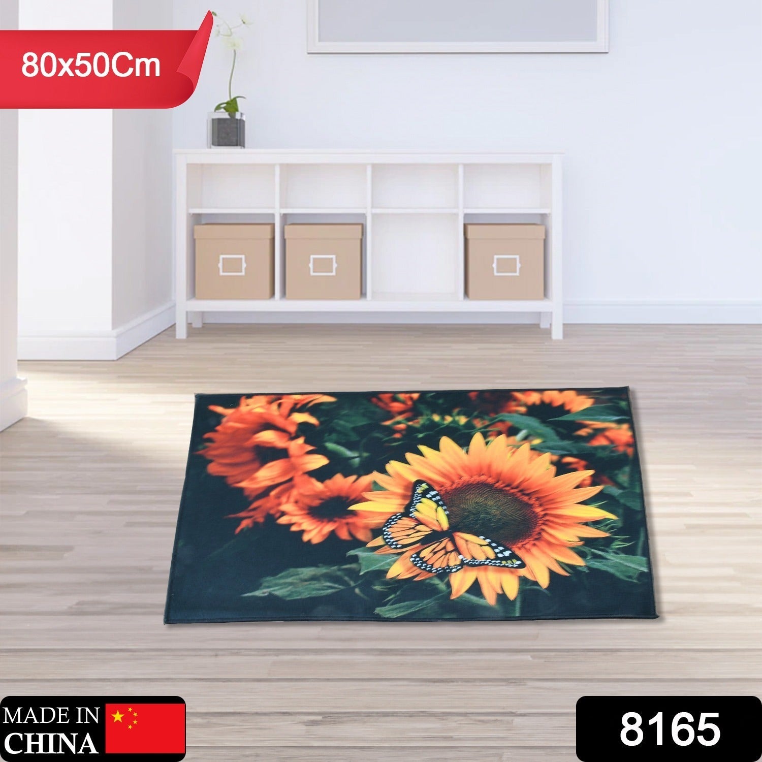 8165 Floor Mat, Bath Mat, Door Mat Floral Pattern, Jacquard, Washable, Non-Slip, Stylish, Floral Pattern, Print Rug Mat, Stylish, Quality, Abrasion Resistant, Soundproofing, Hot Carpet, All Seasons, For Kitchen, Bedroom, Living Room (80x50 Cm) 8165 Floor Mat, Bath Mat, Door Mat Floral Pattern, Jacquard, Washable, Non-Slip, Stylish, Floral Pattern, Print Rug Mat, Stylish, Quality, Abrasion Resistant, Soundproofing, Hot Carpet, All Seasons, For Kitchen, Bedroom, Living Room (80x50 Cm)